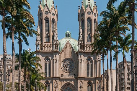 Kathedrale de Sé in Sao Paulo