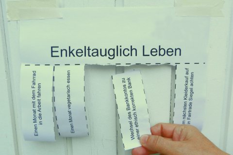 Abreißzettel Enkeltauglich leben