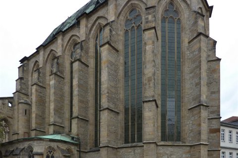 Barfüßerkirche - restaurierter Chorraum