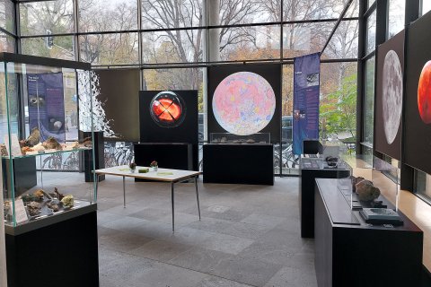 Ausstellungsraum in der Universitätsbibliothek Jena