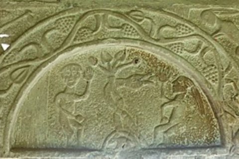 Tympanon Dorfkirche Gumperda