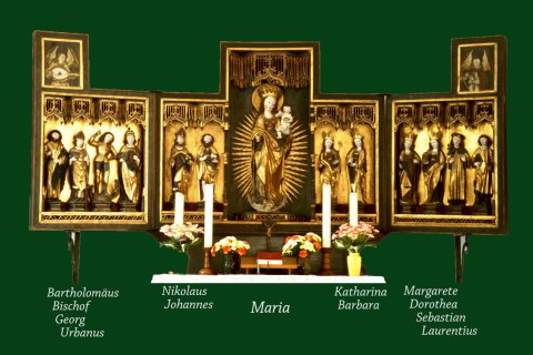 Staffelaltar Rudolstadt-Volkstedt