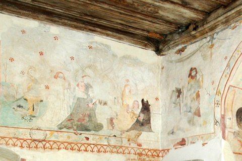 Wernburg Wandmalerei