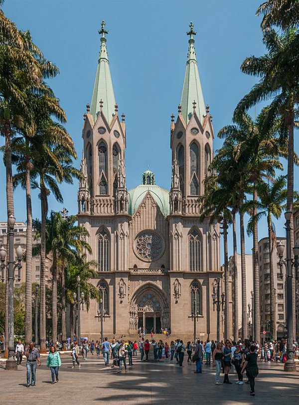 Kathedrale de Sé in Sao Paulo