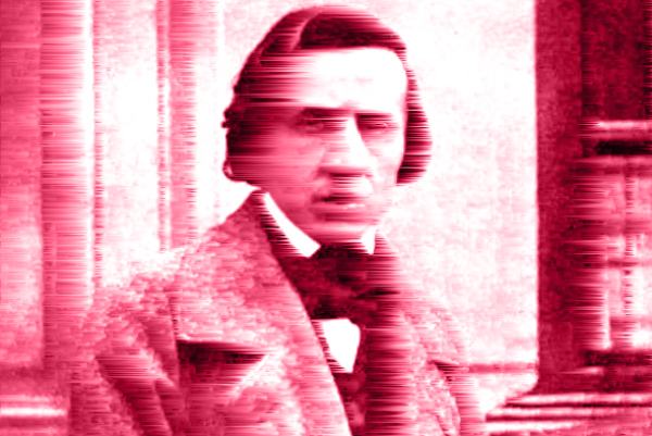 Frederic Chopin stilisiert